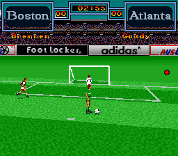 Tony Meola's Sidekicks Soccer screenshot 3 for Super Nintendo